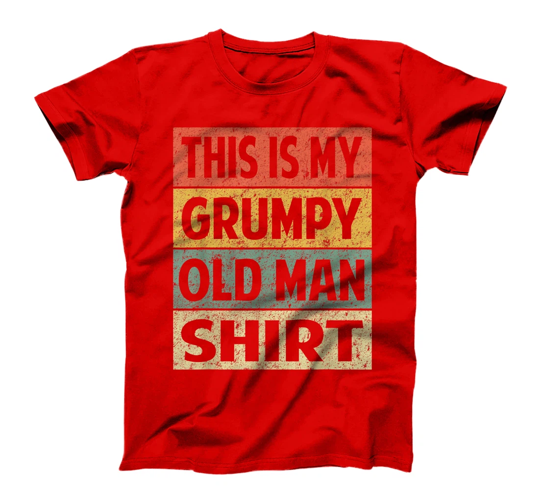 Grumpy Shirt Funny Retro Grumpy Old Man Veteran T-Shirt