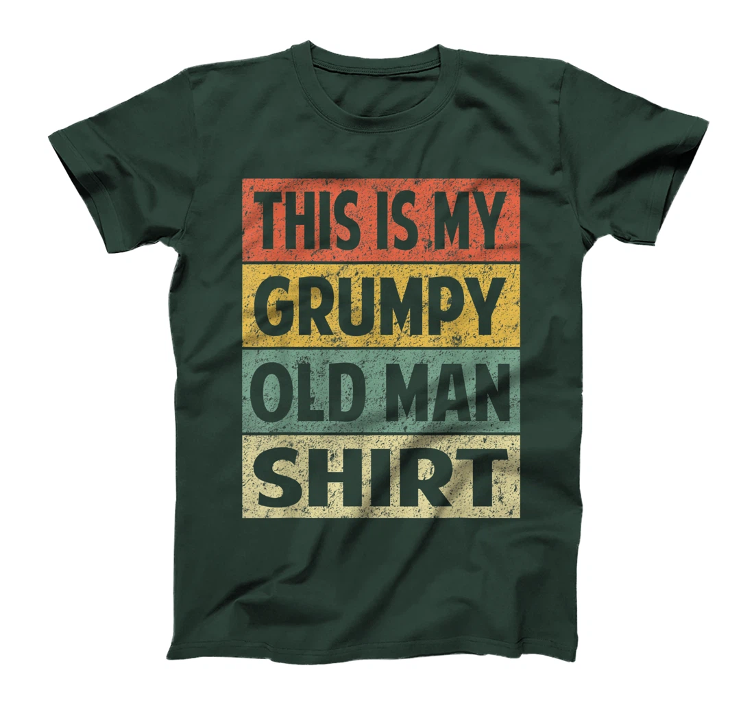 Grumpy Shirt Funny Retro Grumpy Old Man Veteran T-Shirt