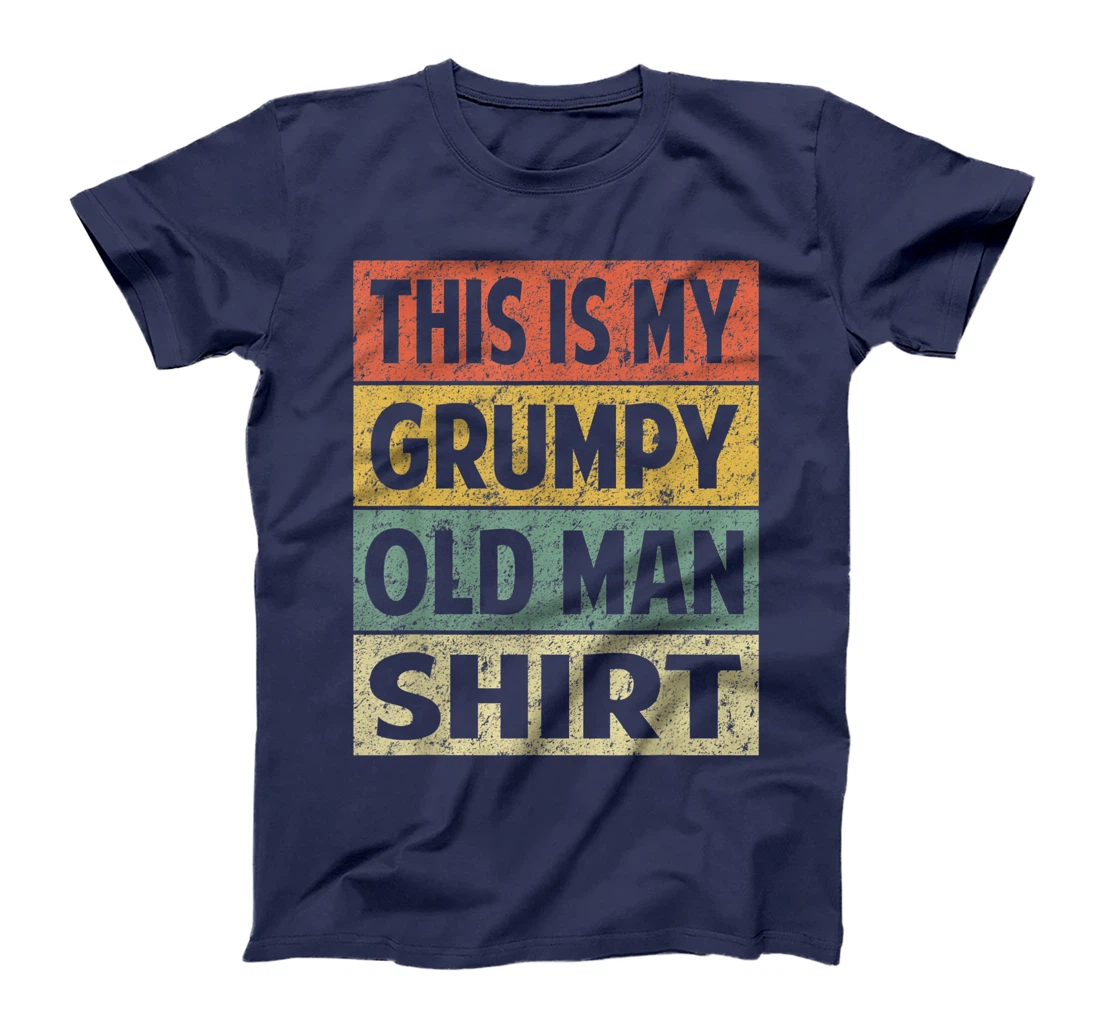 Grumpy Shirt Funny Retro Grumpy Old Man Veteran T-Shirt
