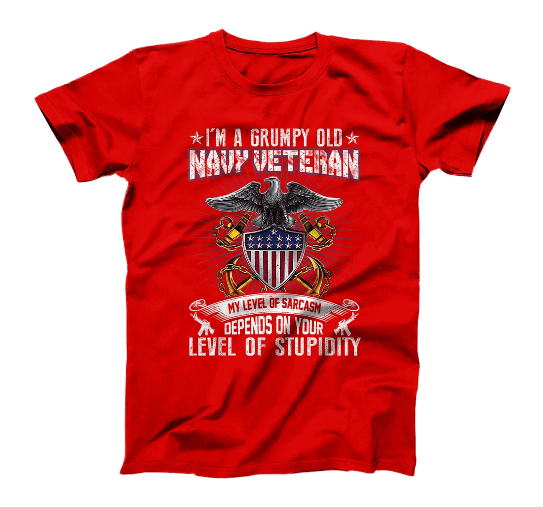I'm A Grumpy Old US Navy T-shirt | Veteran Of U.S. Navy T-Shirt