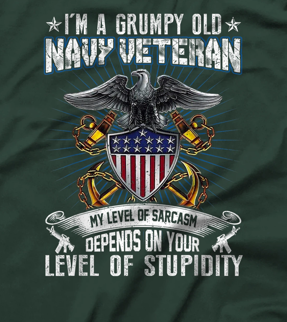 I'm A Grumpy Old US Navy T-shirt | Veteran Of U.S. Navy T-Shirt