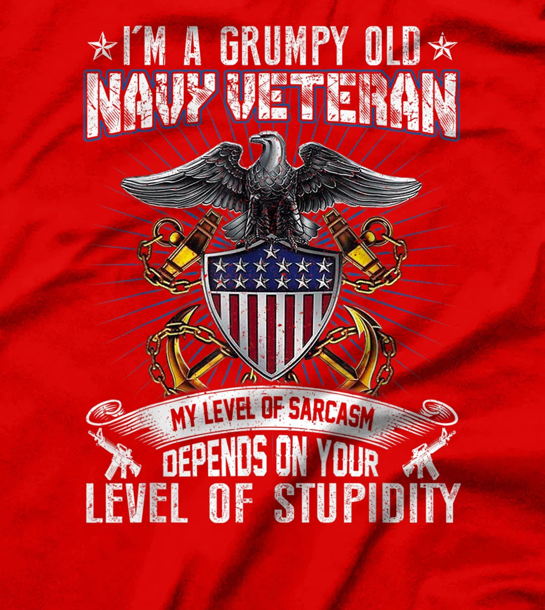 I'm A Grumpy Old US Navy T-shirt | Veteran Of U.S. Navy T-Shirt