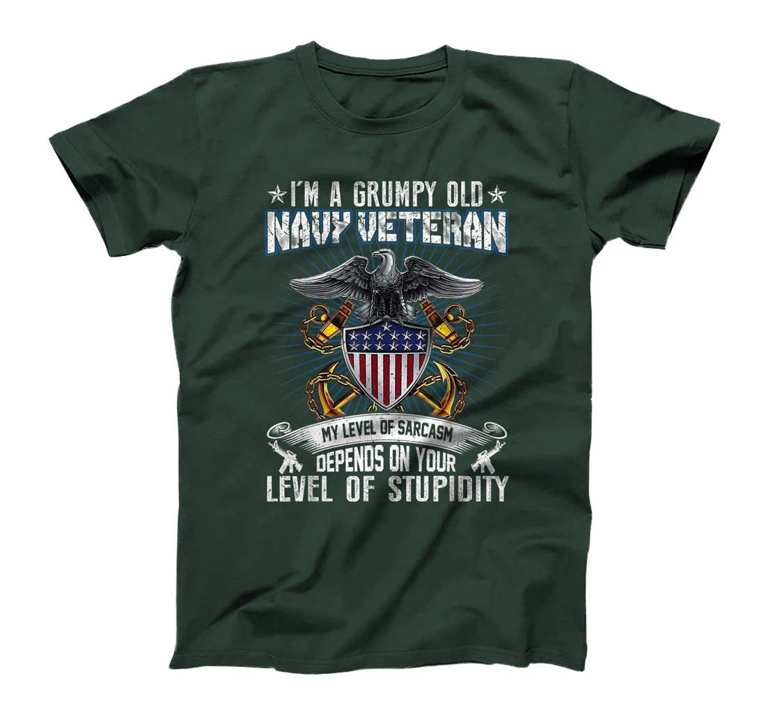 I'm A Grumpy Old US Navy T-shirt | Veteran Of U.S. Navy T-Shirt