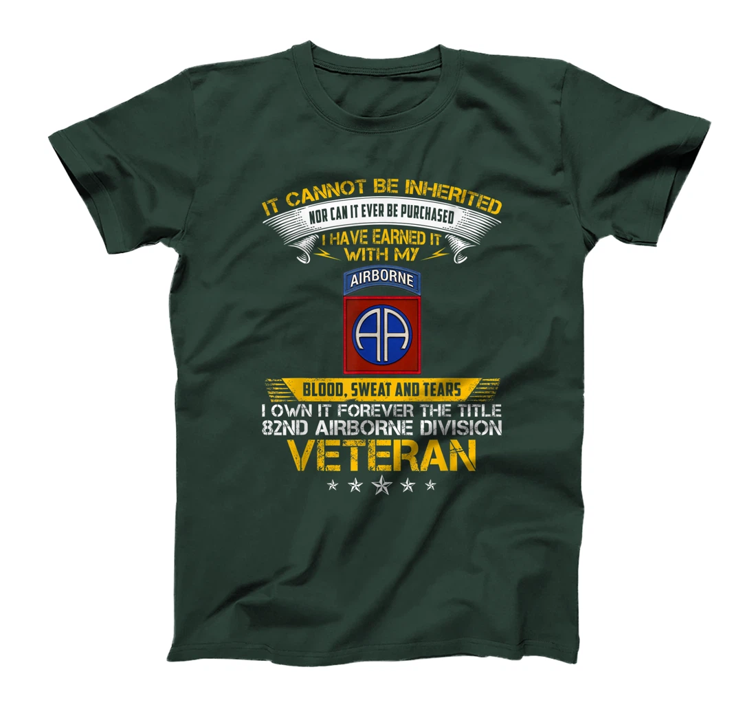 Forever The Title 82Nd Airborne Division Veteran T-Shirt