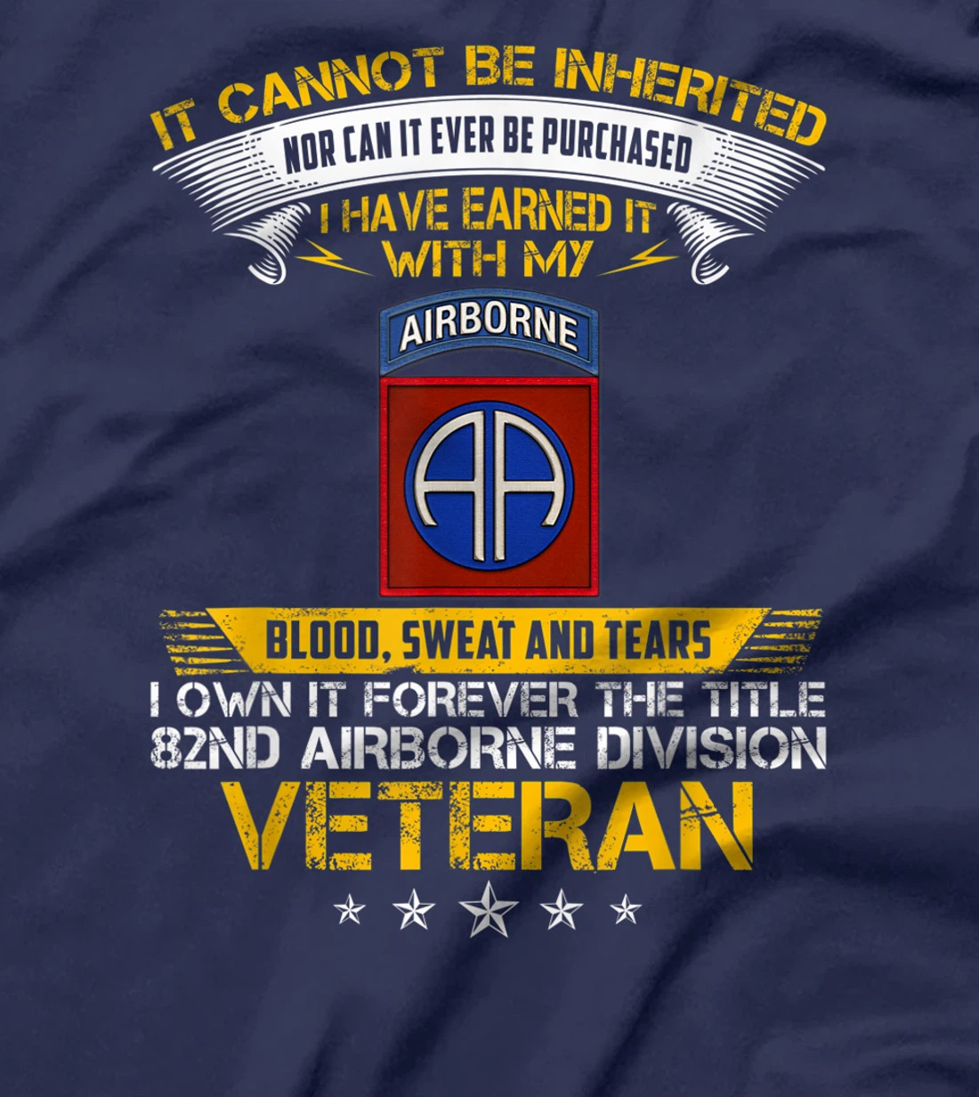 Forever The Title 82Nd Airborne Division Veteran T-Shirt