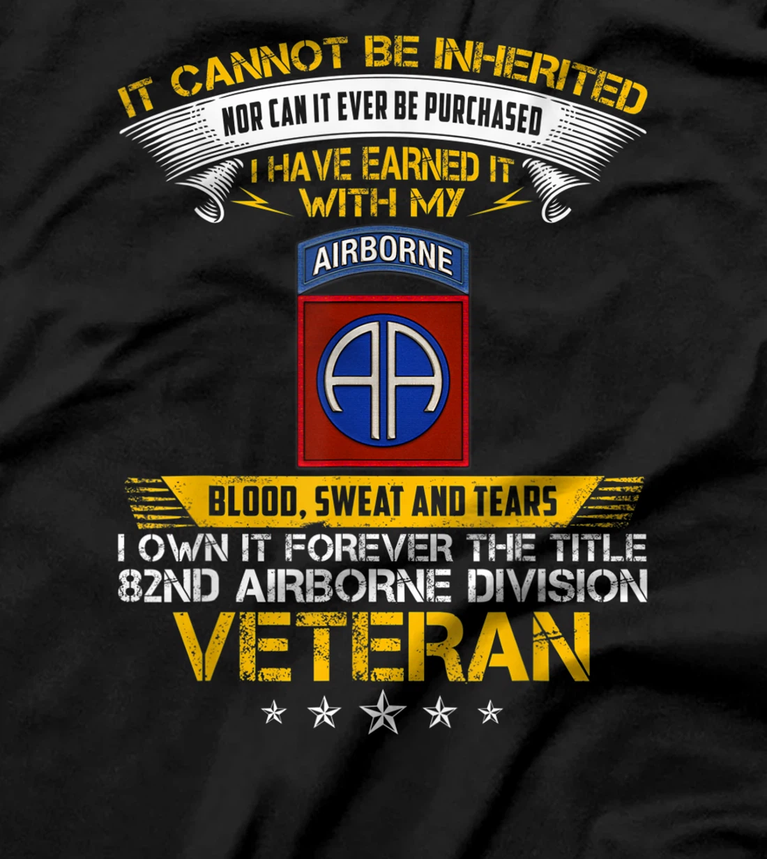 Forever The Title 82Nd Airborne Division Veteran T-Shirt