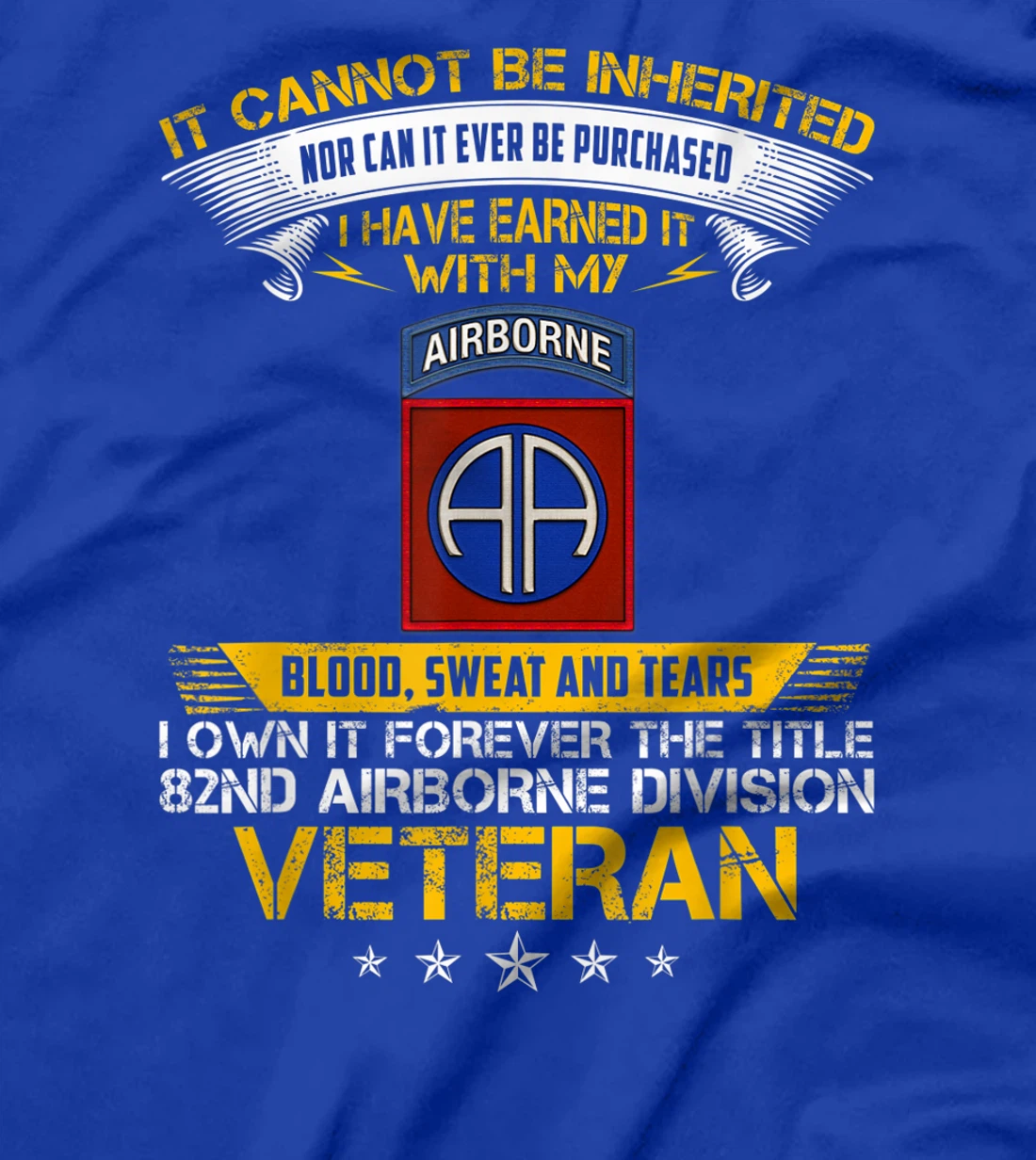 Forever The Title 82Nd Airborne Division Veteran T-Shirt