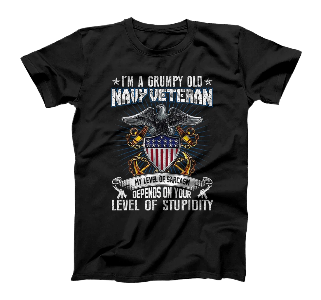 I'm A Grumpy Old US Navy T-shirt | Veteran Of U.S. Navy T-Shirt