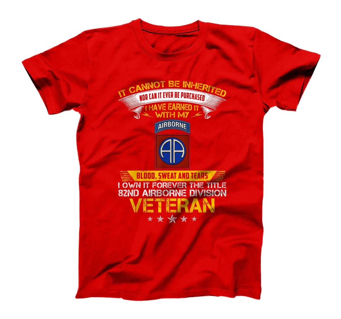 Forever The Title 82Nd Airborne Division Veteran T-Shirt