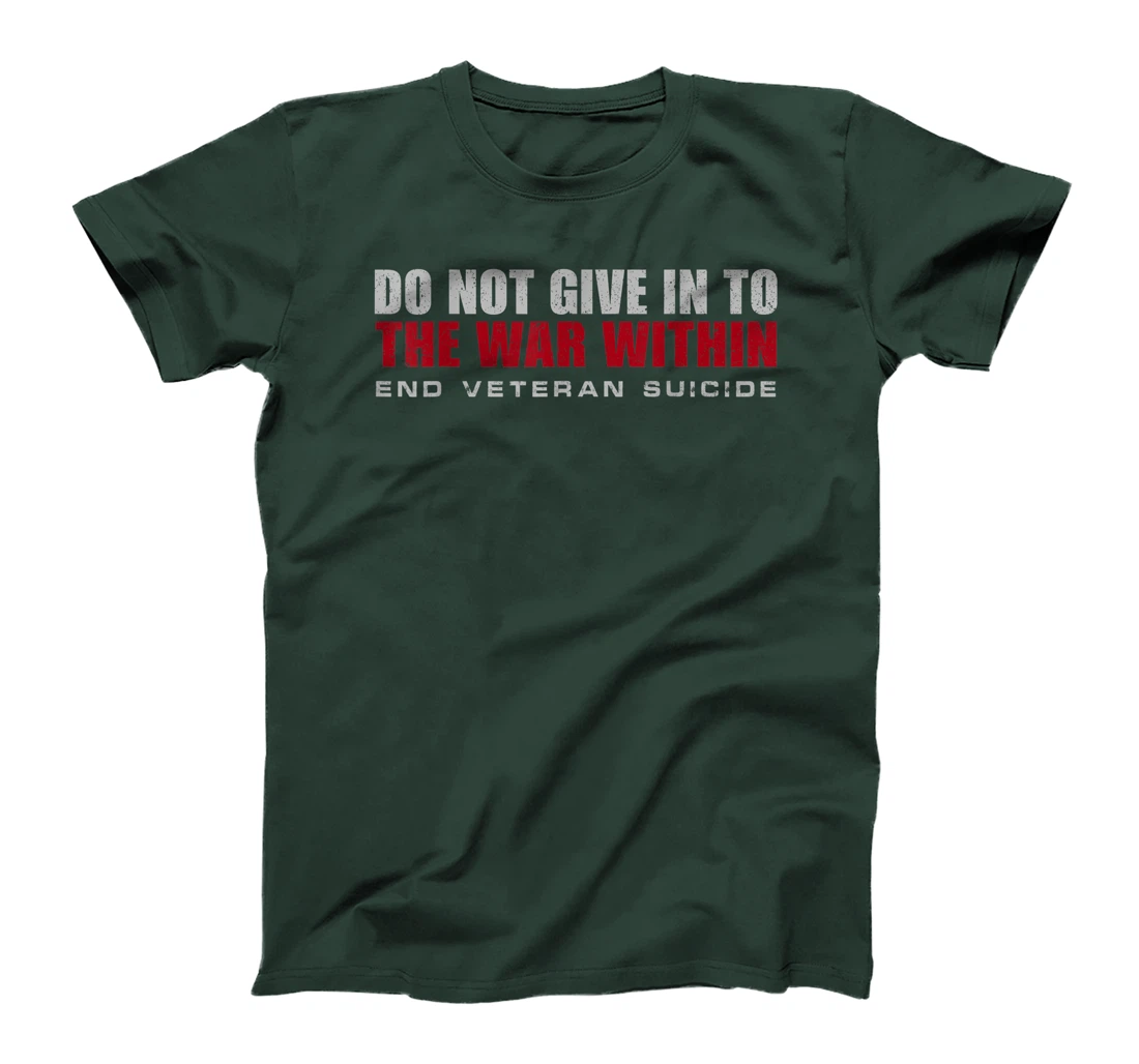 Veteran Suicide Awareness PTSD Support Military T-Shirt