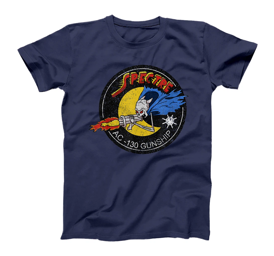 Vietnam Veteran AC-130 Military Gunship Ghost Aerial Gunner T-Shirt