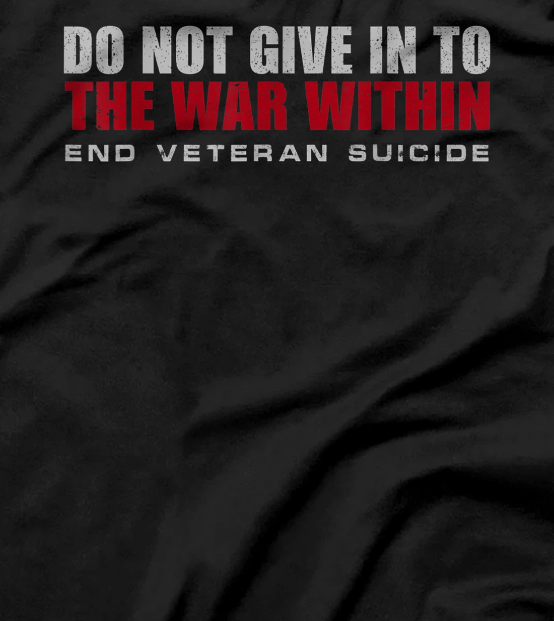 Veteran Suicide Awareness PTSD Support Military T-Shirt