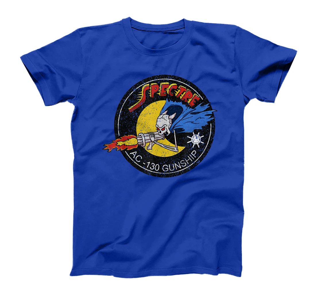 Vietnam Veteran AC-130 Military Gunship Ghost Aerial Gunner T-Shirt