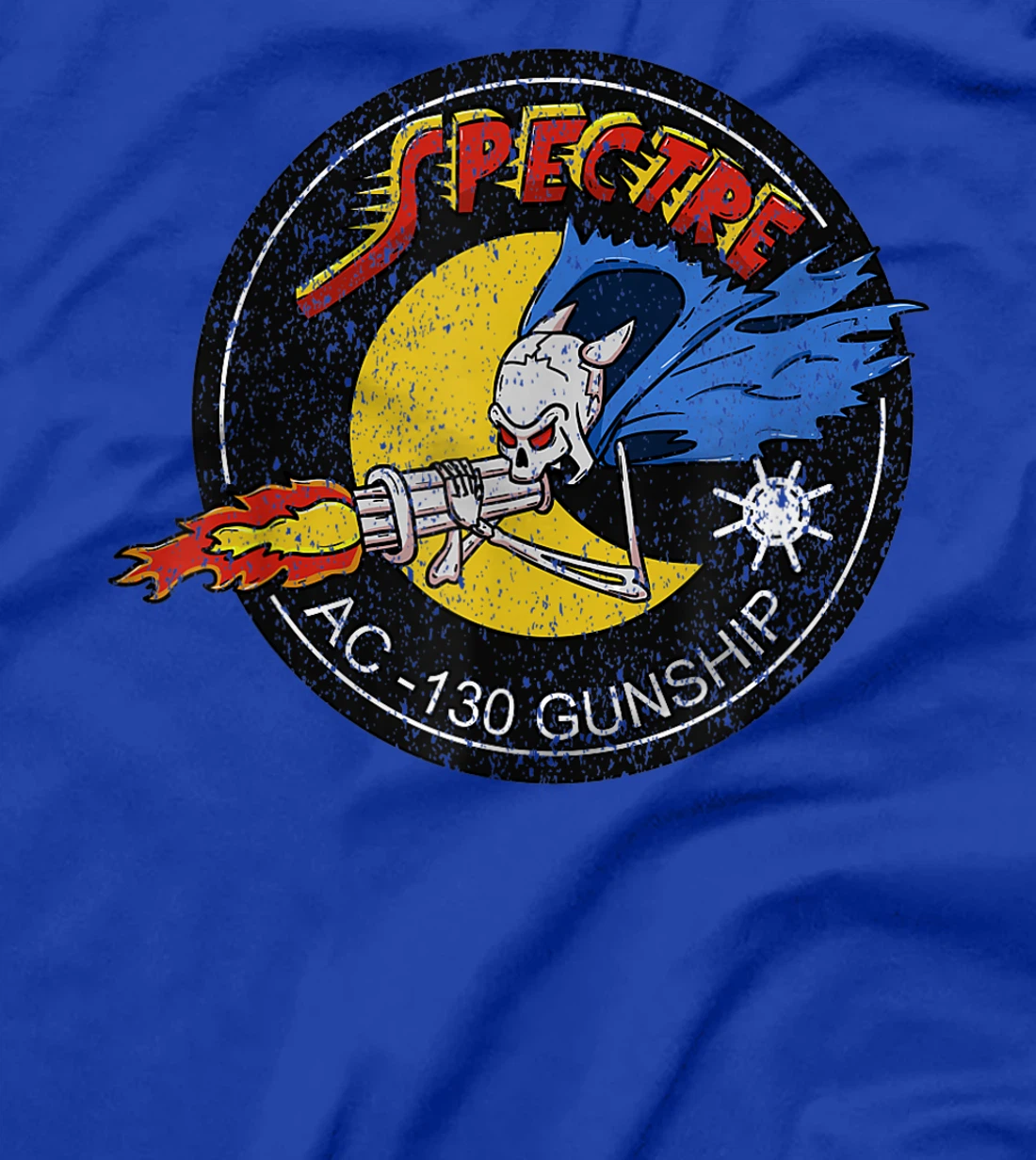 Vietnam Veteran AC-130 Military Gunship Ghost Aerial Gunner T-Shirt