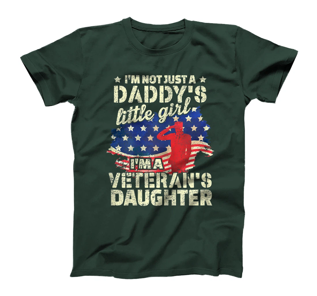 4th of July Proud American Veterans Day - Veteran's Daughter T-Shirt