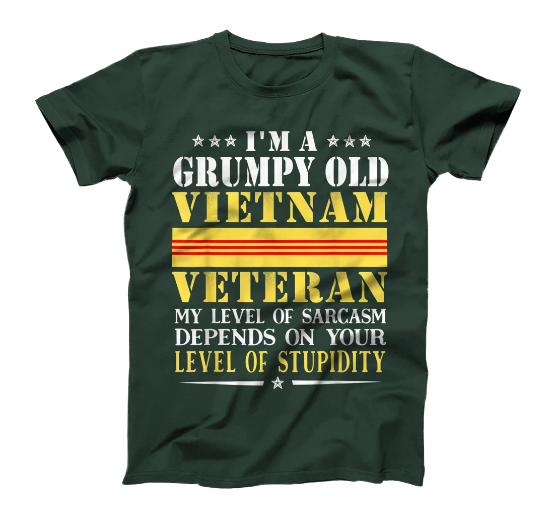 Grumpy Old Vietnam Veteran Men T-Shirt
