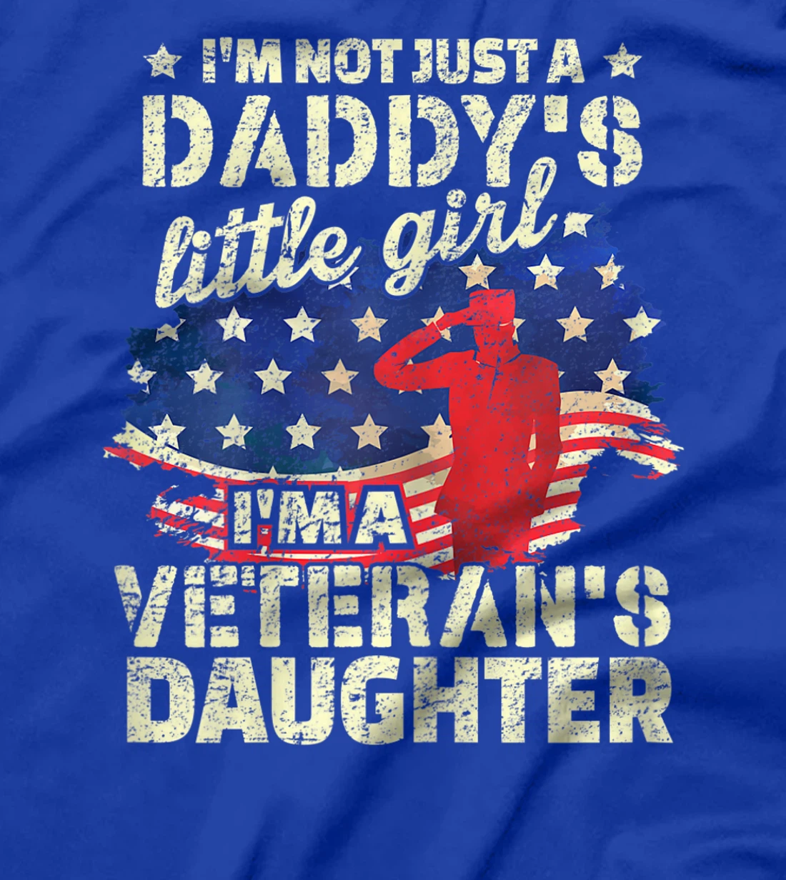 4th of July Proud American Veterans Day - Veteran's Daughter T-Shirt