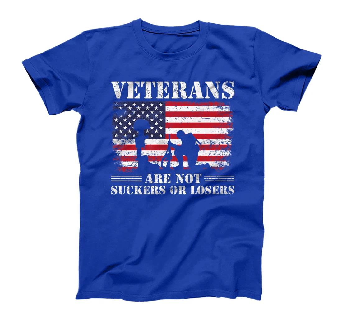 US Veterans Gift Respect Veterans Are Not Suckers Or Losers Premium T-Shirt
