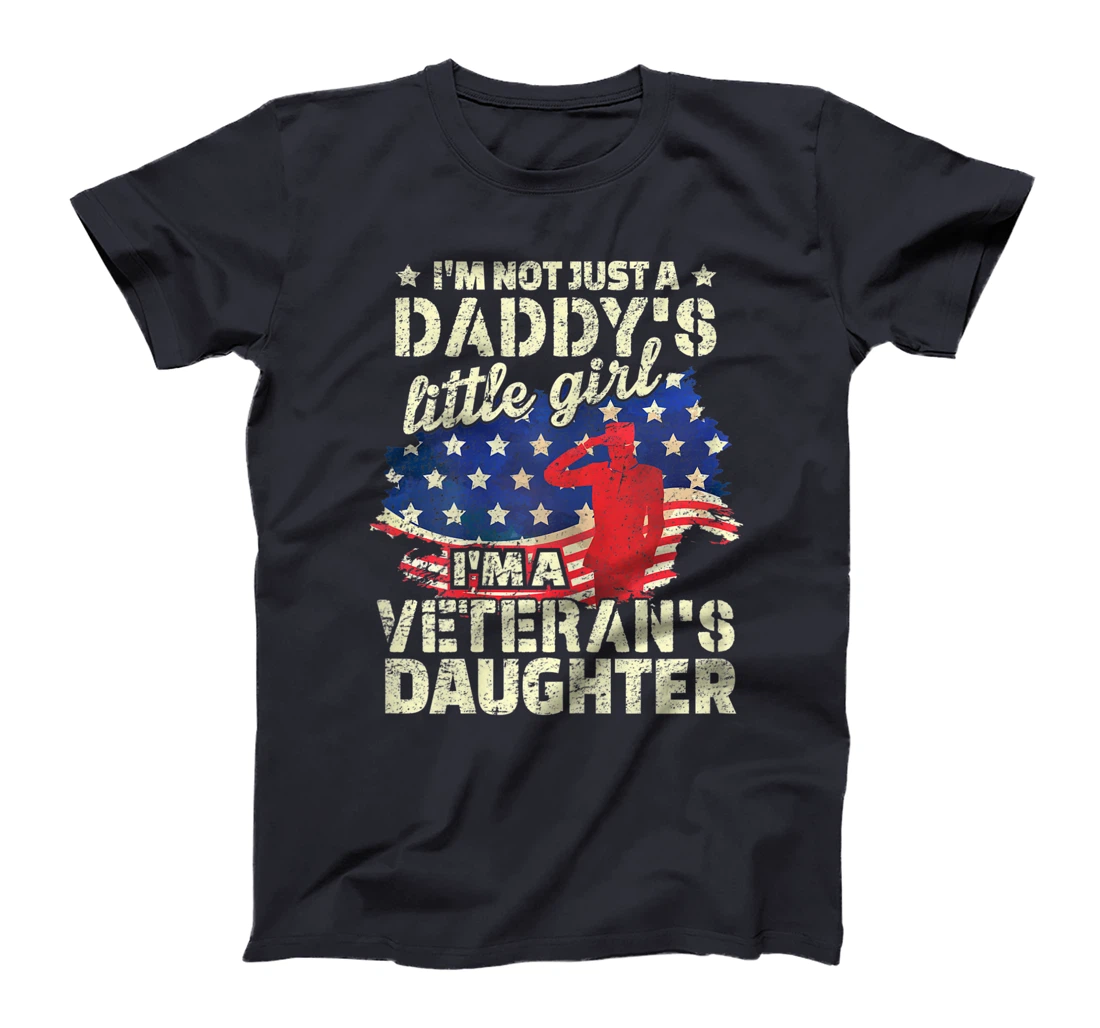 4th of July Proud American Veterans Day - Veteran's Daughter T-Shirt