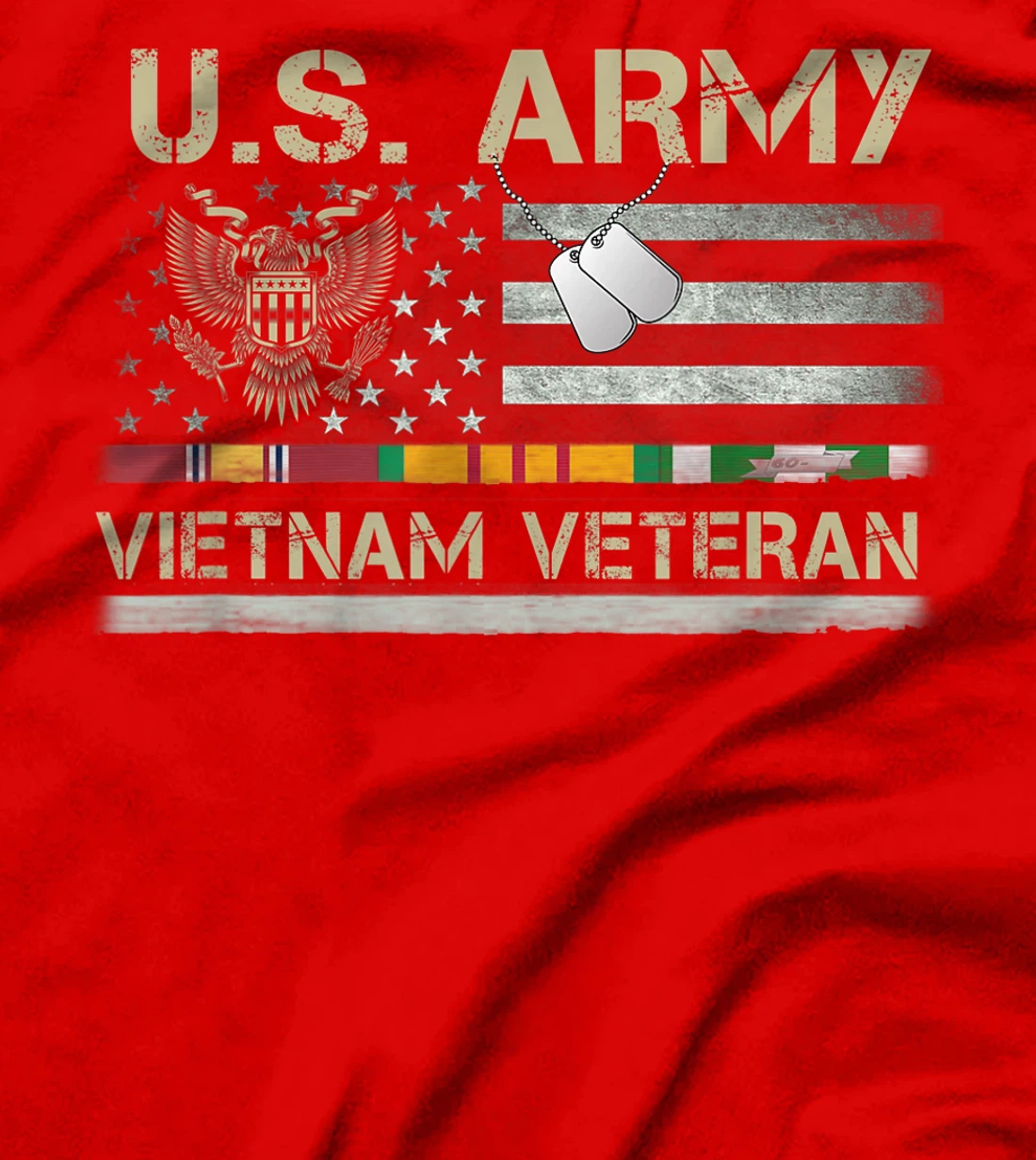 US Army Vietnam Veteran USA Flag Shirt, Veteran Vietnam Army T-Shirt