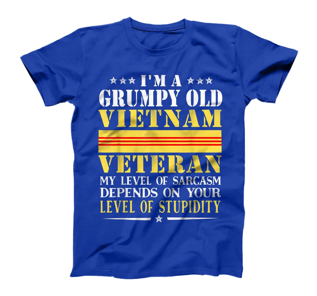 Grumpy Old Vietnam Veteran Men T-Shirt