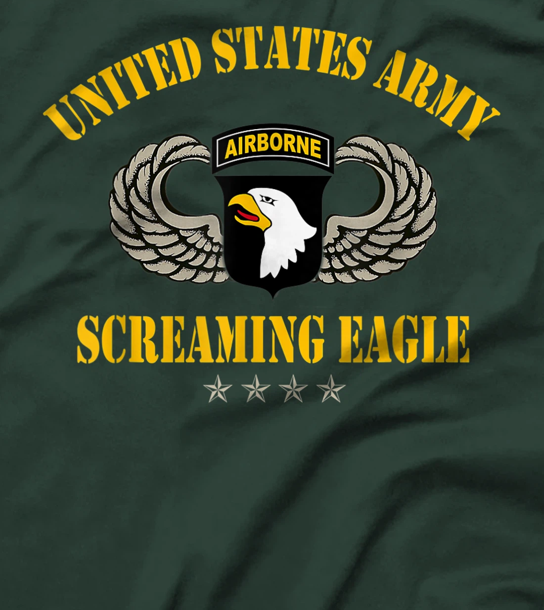 U.S Army 101st Airborne Screaming Eagle Veterans Day T-Shirt