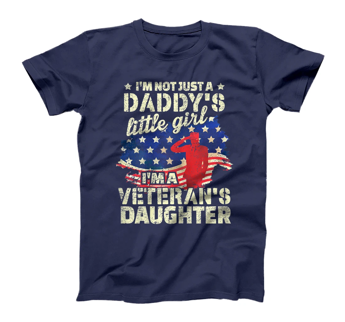4th of July Proud American Veterans Day - Veteran's Daughter T-Shirt