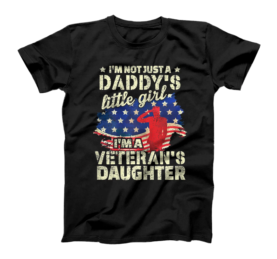 4th of July Proud American Veterans Day - Veteran's Daughter T-Shirt