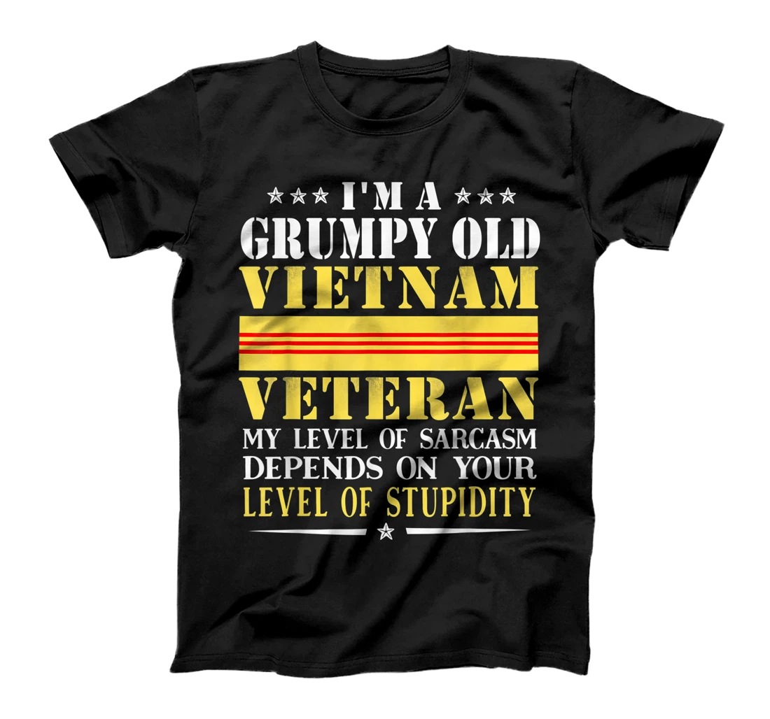 Grumpy Old Vietnam Veteran Men T-Shirt