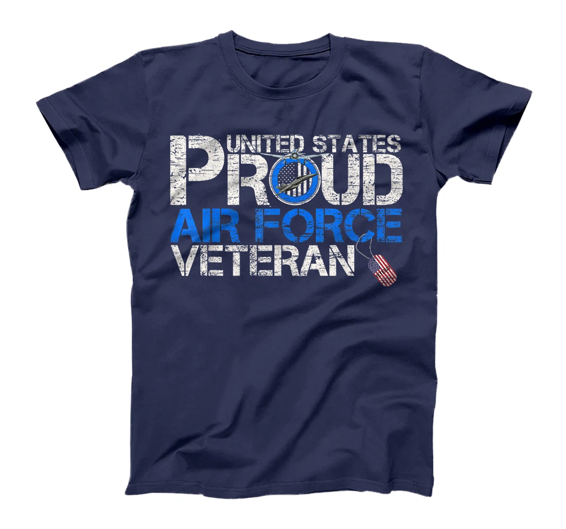 Vintage United States Proud Air Force Veteran U.S Military T-Shirt
