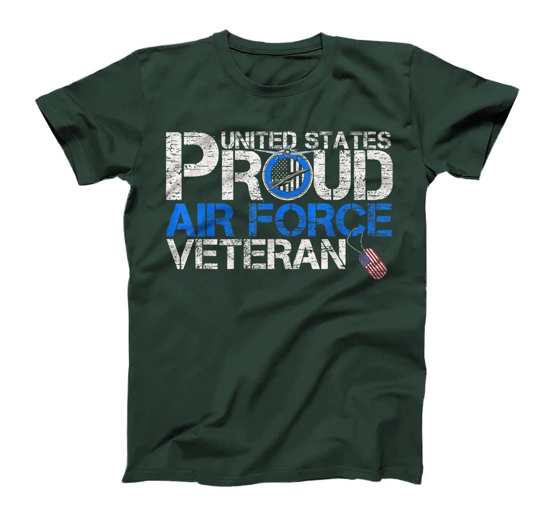 Vintage United States Proud Air Force Veteran U.S Military T-Shirt