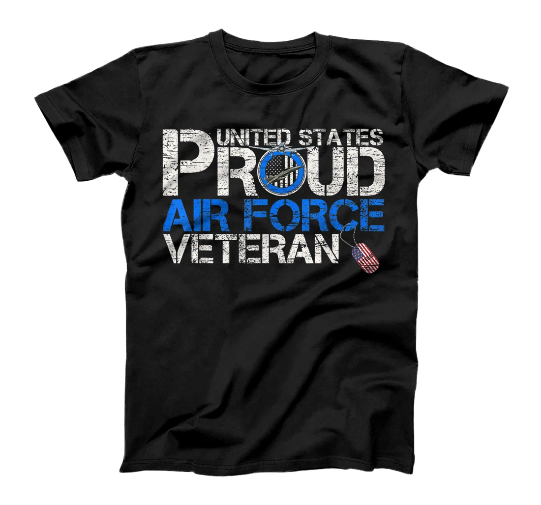 Vintage United States Proud Air Force Veteran U.S Military T-Shirt