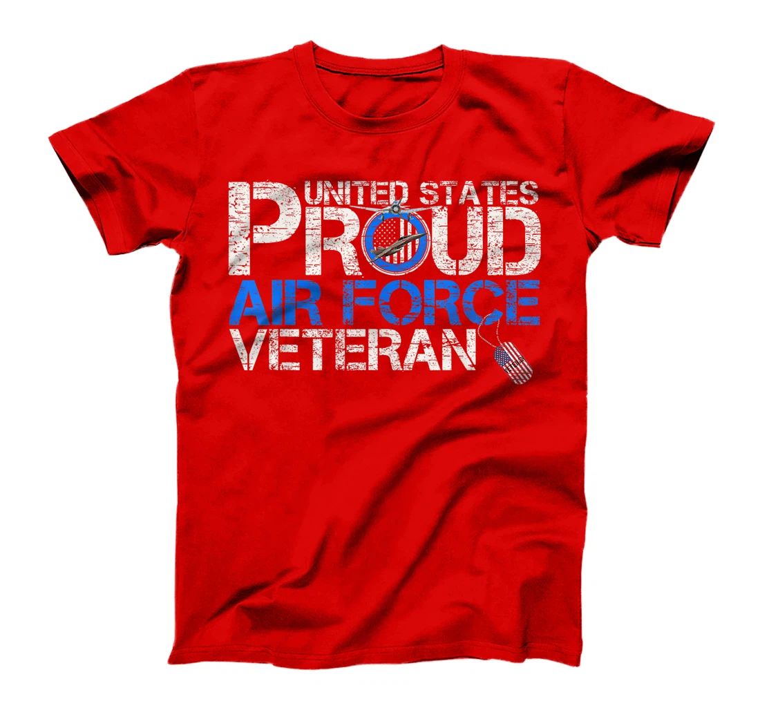Vintage United States Proud Air Force Veteran U.S Military T-Shirt