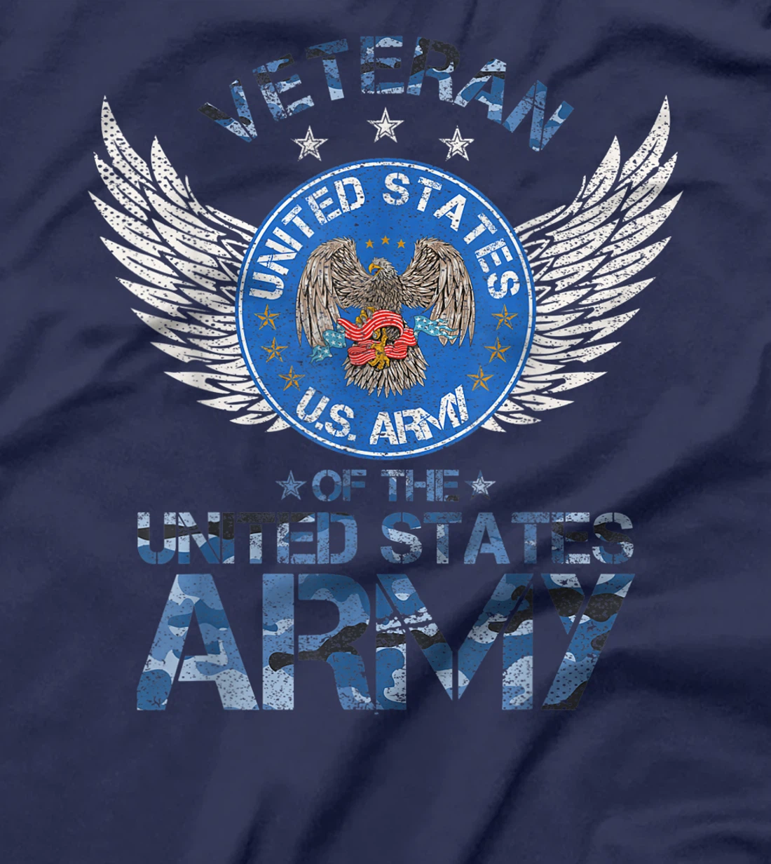 Vintage Veteran Of The United States Army Funny U.S Military T-Shirt