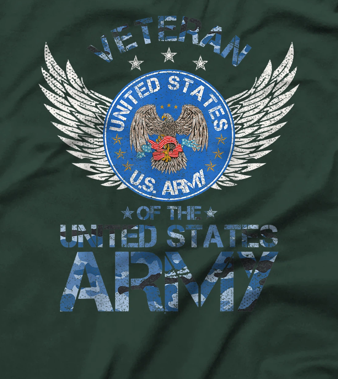 Vintage Veteran Of The United States Army Funny U.S Military T-Shirt