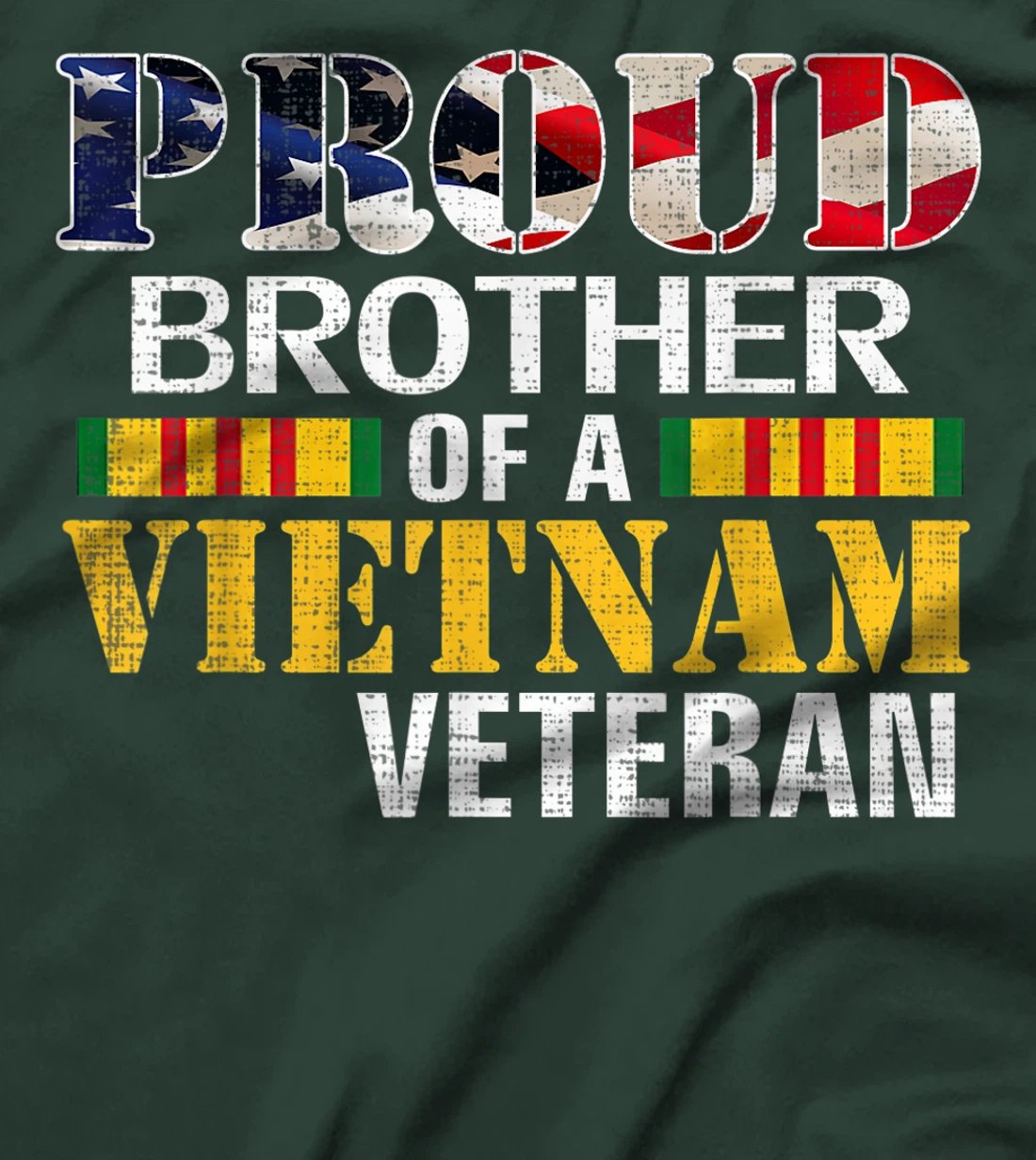Proud Brother Of A Vietnam Veteran Gift For Veteran Day T-Shirt