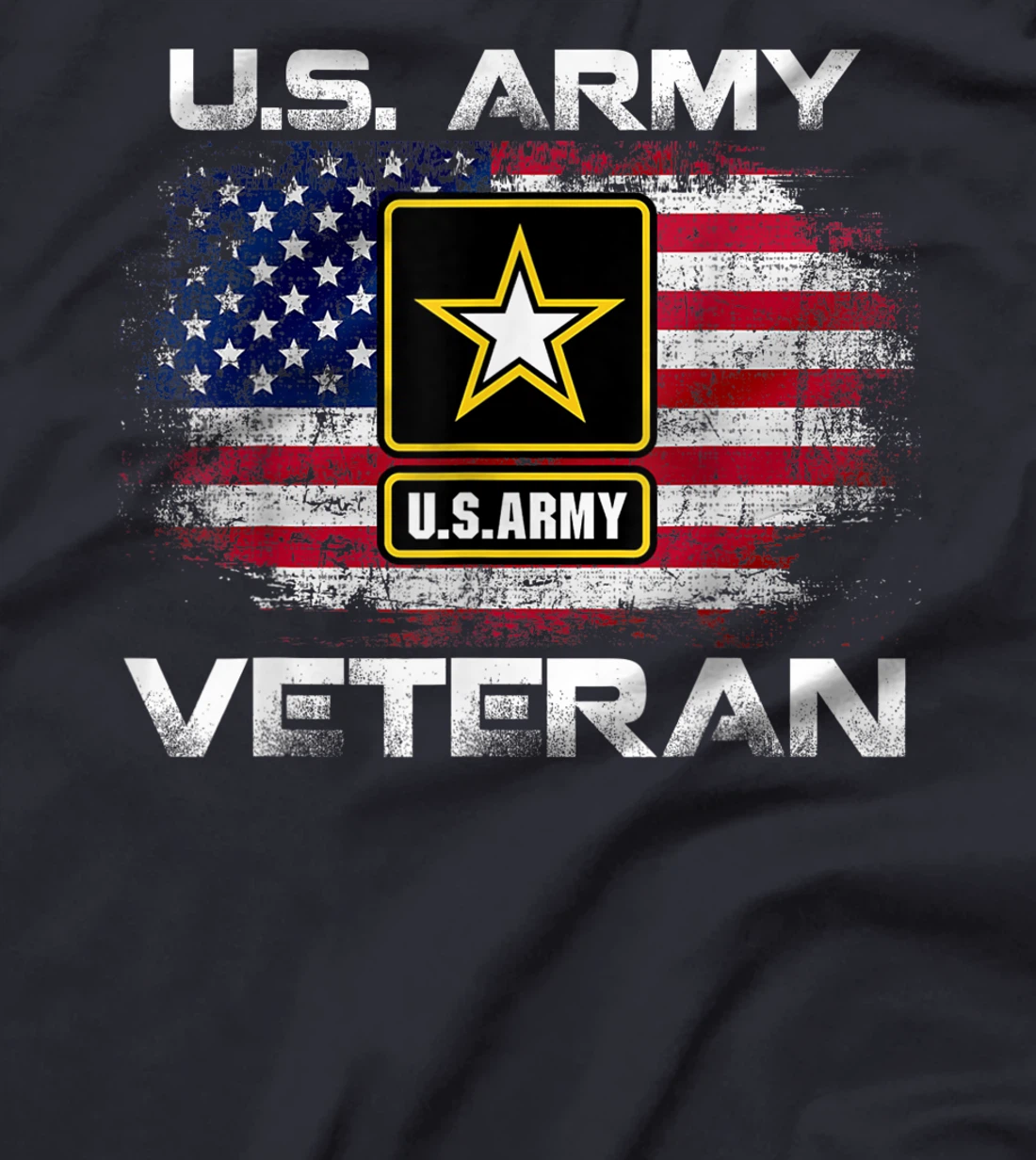 U.S Army Veteran United States USA Flag For Veteran Gift T-Shirt