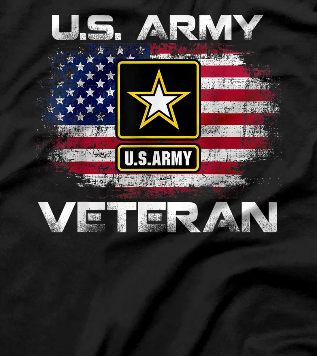 U.S Army Veteran United States USA Flag For Veteran Gift T-Shirt
