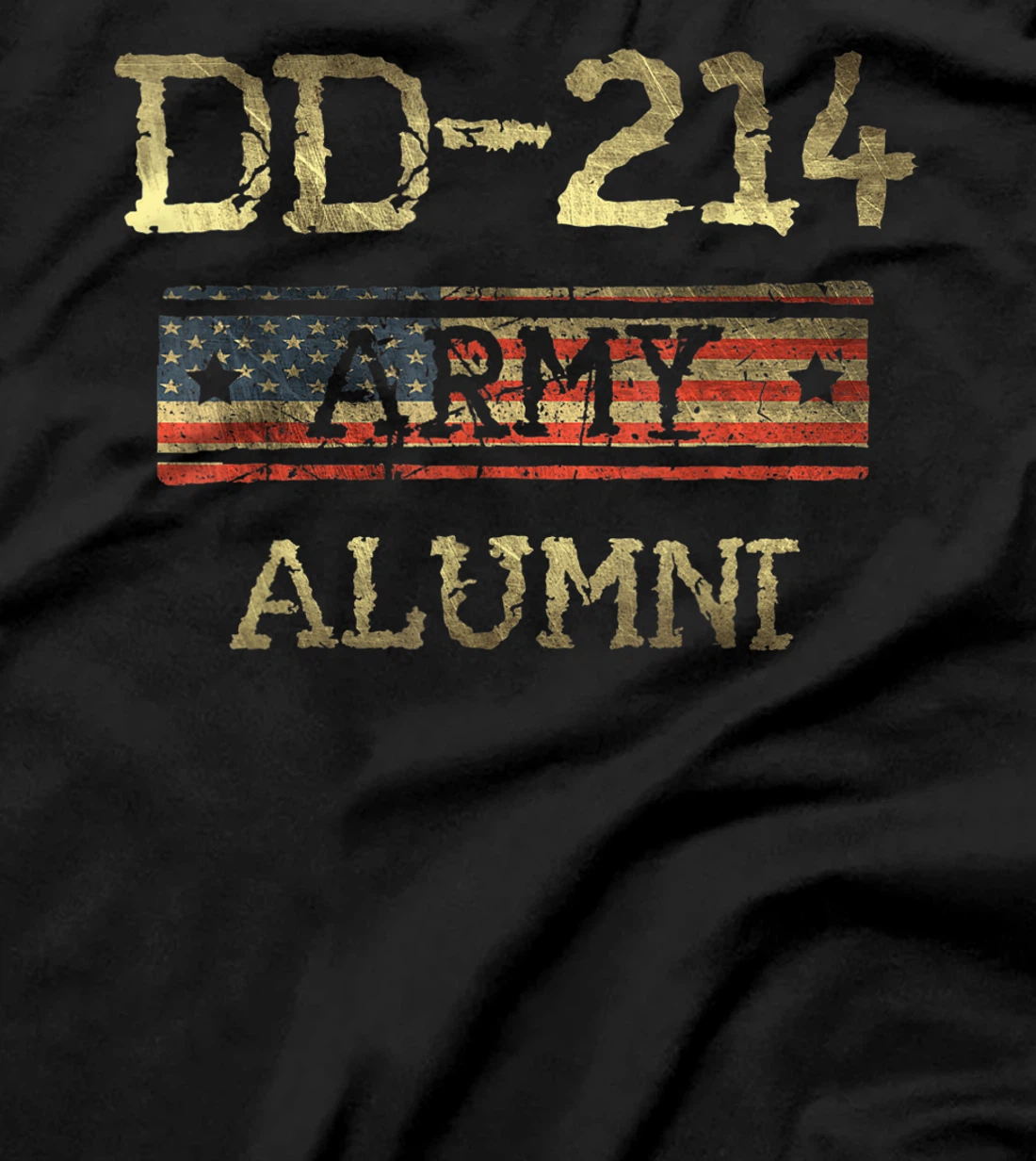 DD-214 US Army Alumni Vintage Veteran Retired Military Gift T-Shirt
