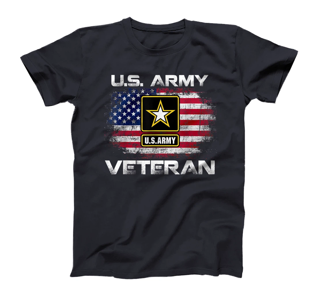 U.S Army Veteran United States USA Flag For Veteran Gift T-Shirt