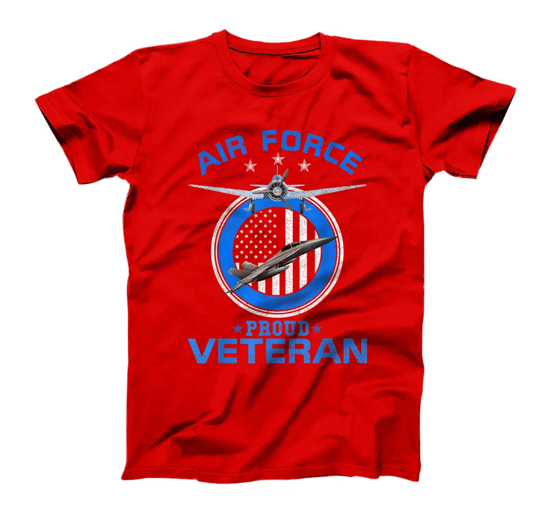 Vintage US Air Force Proud Veteran Funny U.S Military Gift T-Shirt