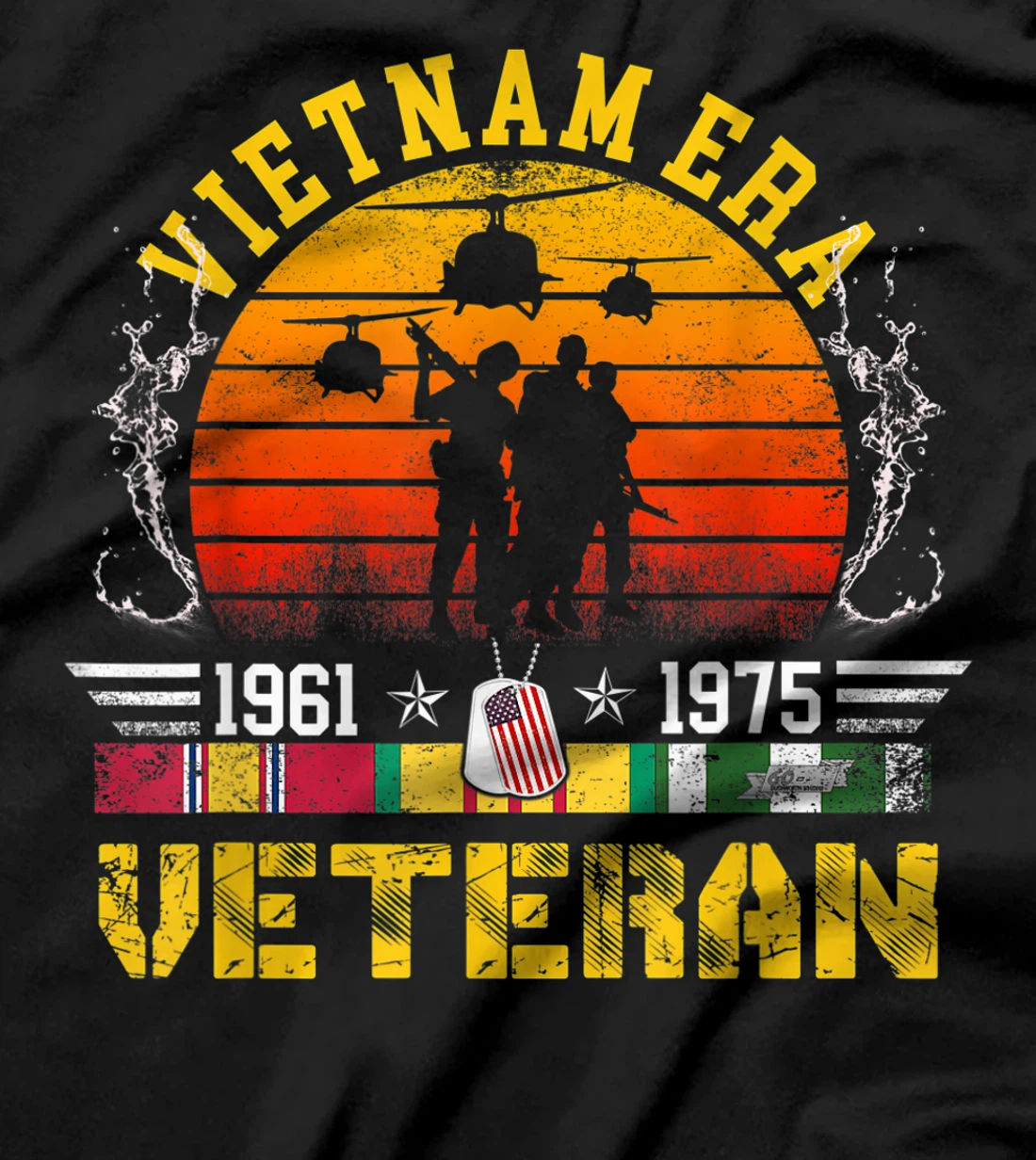 Veteran Gift T-Shirt Vietnam War Era Retired Soldier T-Shirt
