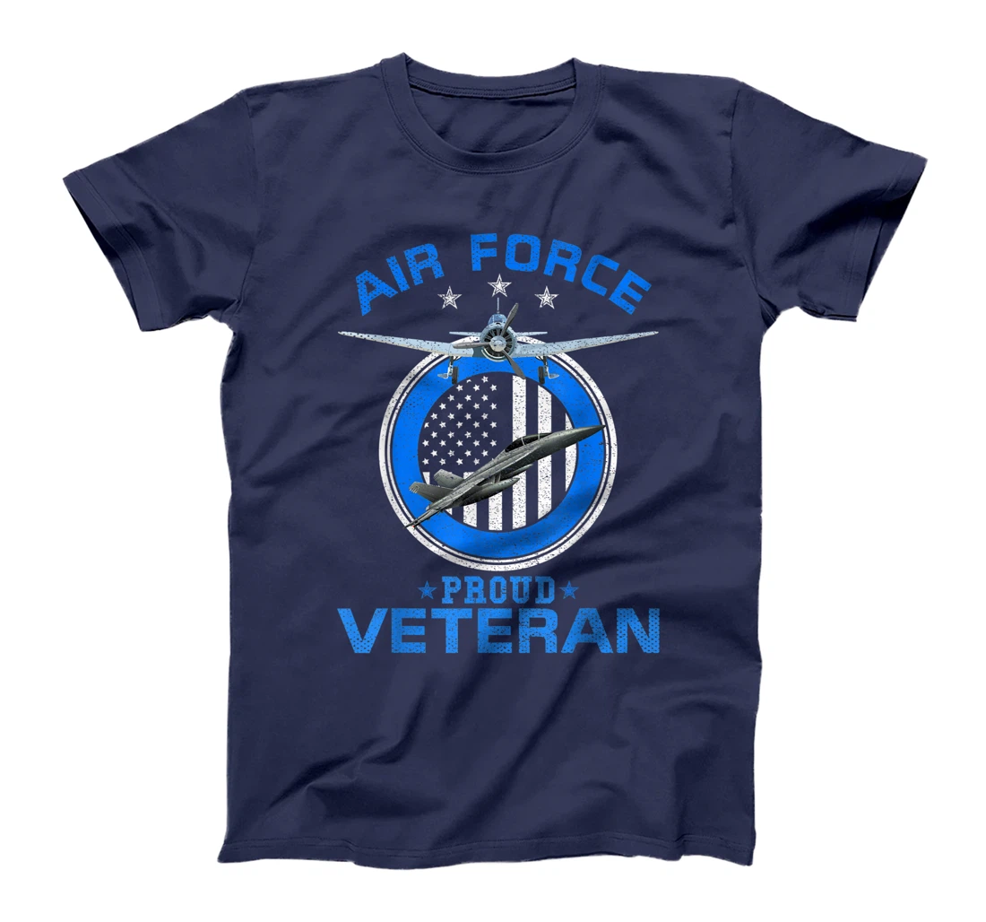 Vintage US Air Force Proud Veteran Funny U.S Military Gift T-Shirt