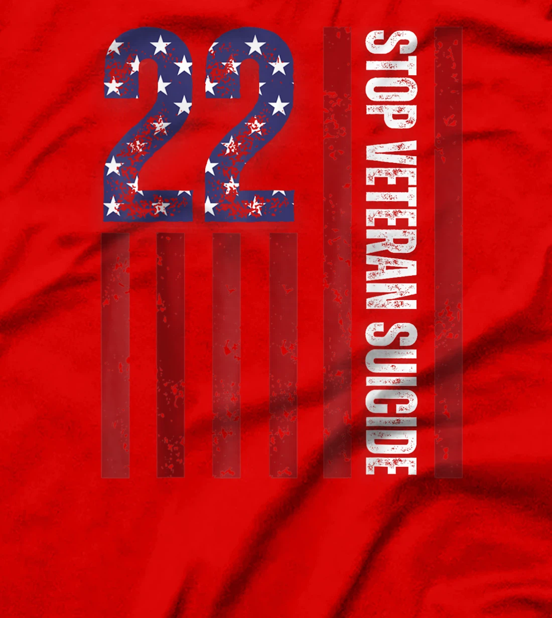 Stop Veteran Suicide Prevention Awareness 22 Veterans A Day T-Shirt