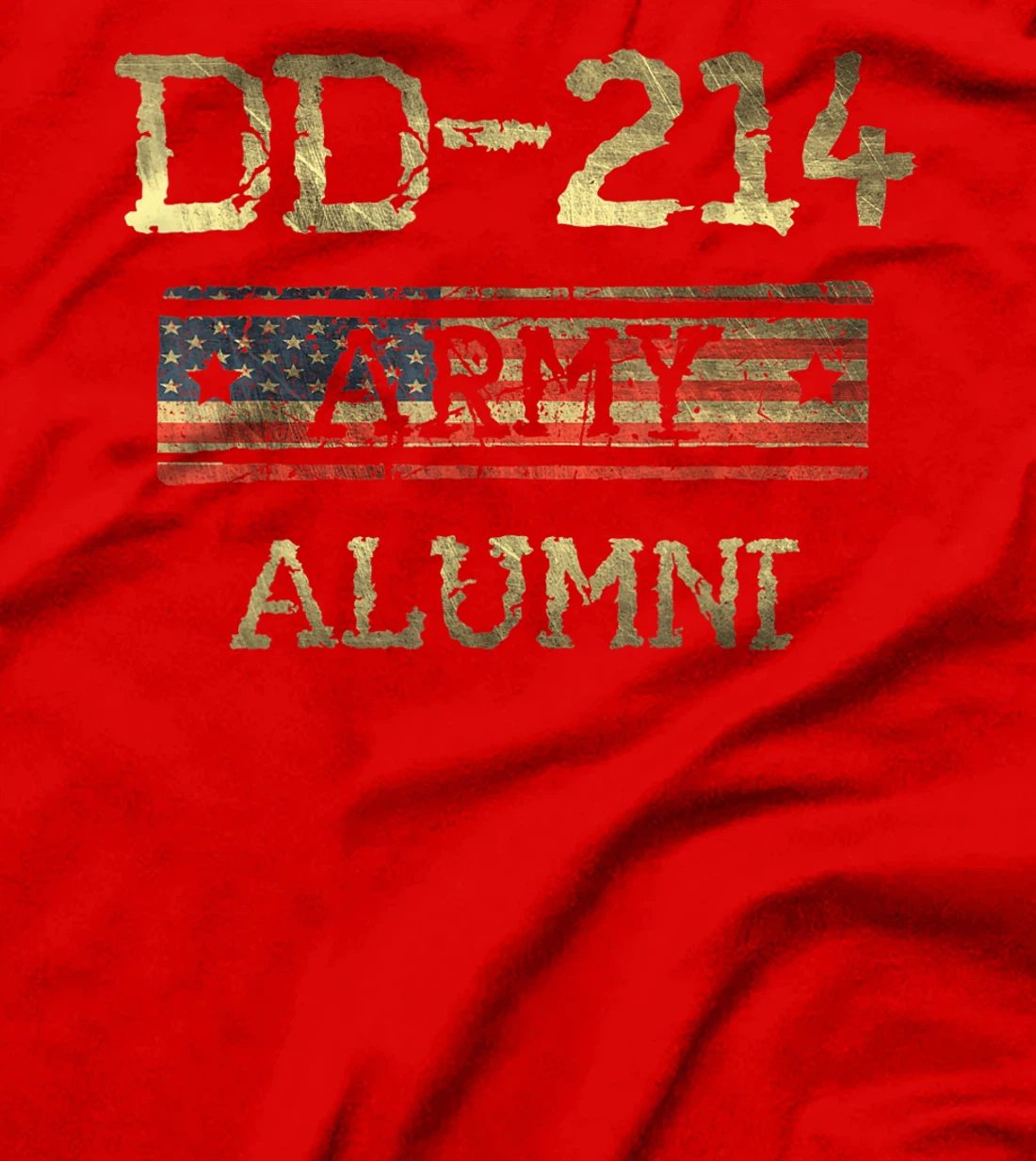 DD-214 US Army Alumni Vintage Veteran Retired Military Gift T-Shirt