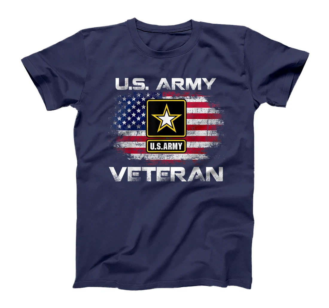 U.S Army Veteran United States USA Flag For Veteran Gift T-Shirt