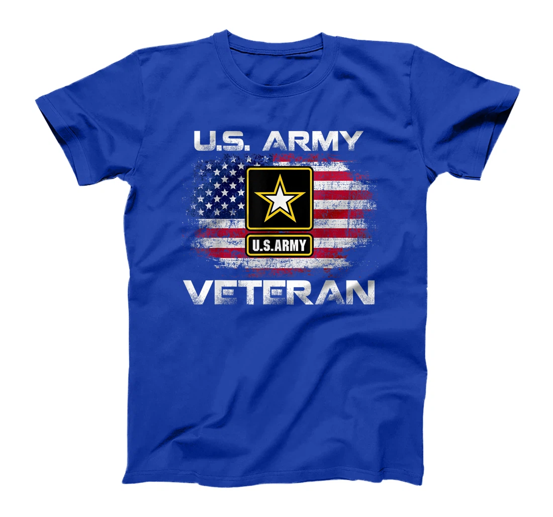 U.S Army Veteran United States USA Flag For Veteran Gift T-Shirt