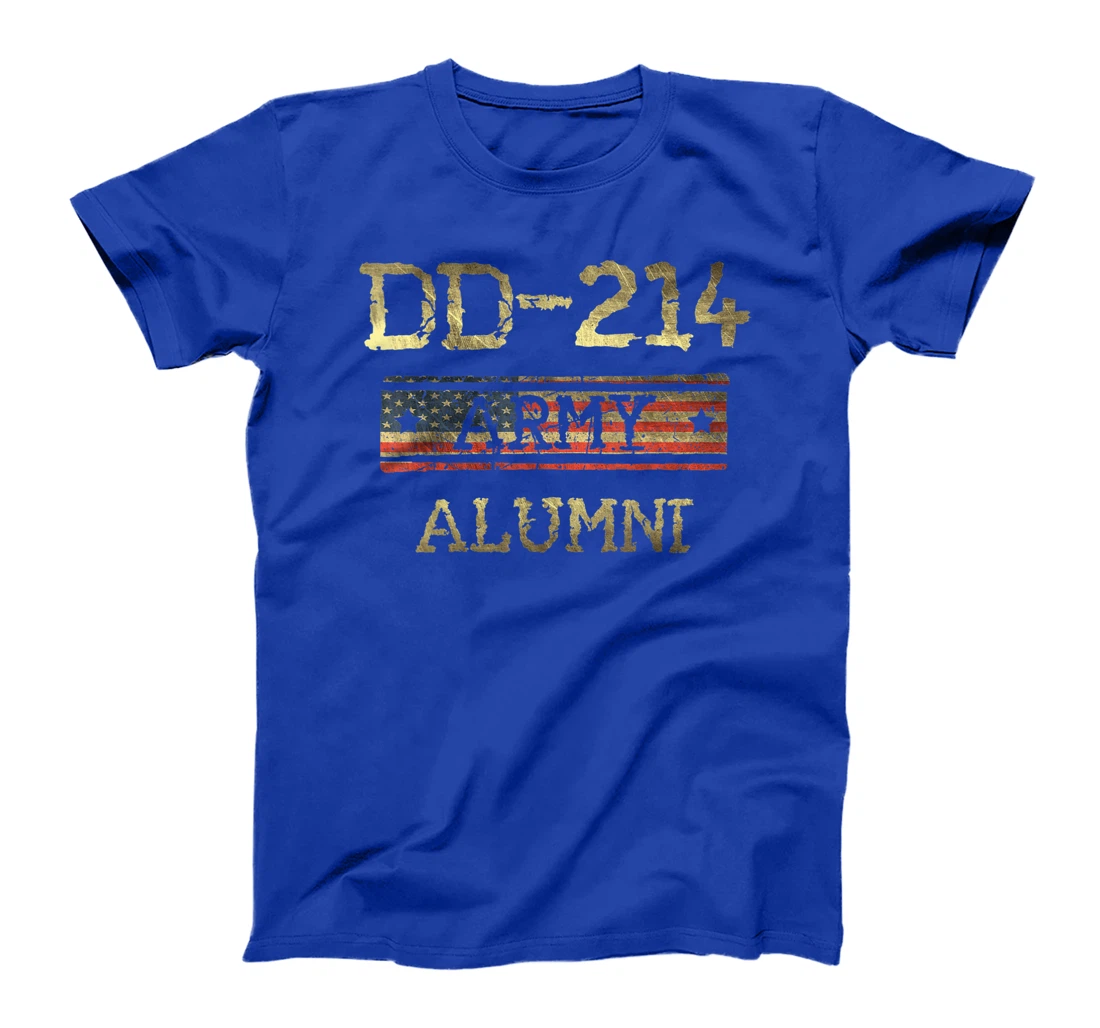 DD-214 US Army Alumni Vintage Veteran Retired Military Gift T-Shirt