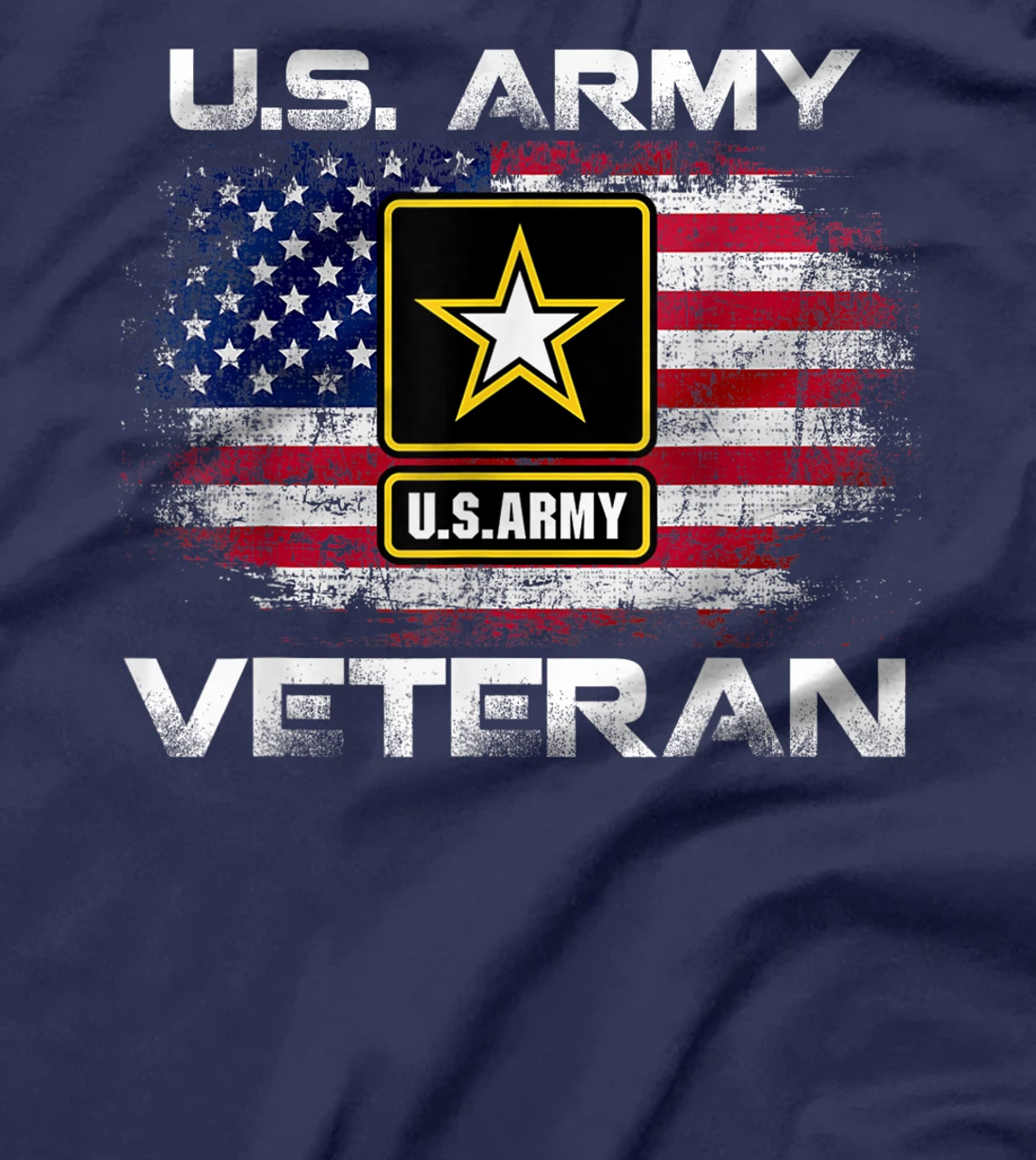 U.S Army Veteran United States USA Flag For Veteran Gift T-Shirt