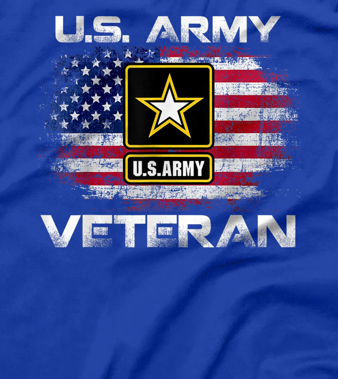 U.S Army Veteran United States USA Flag For Veteran Gift T-Shirt